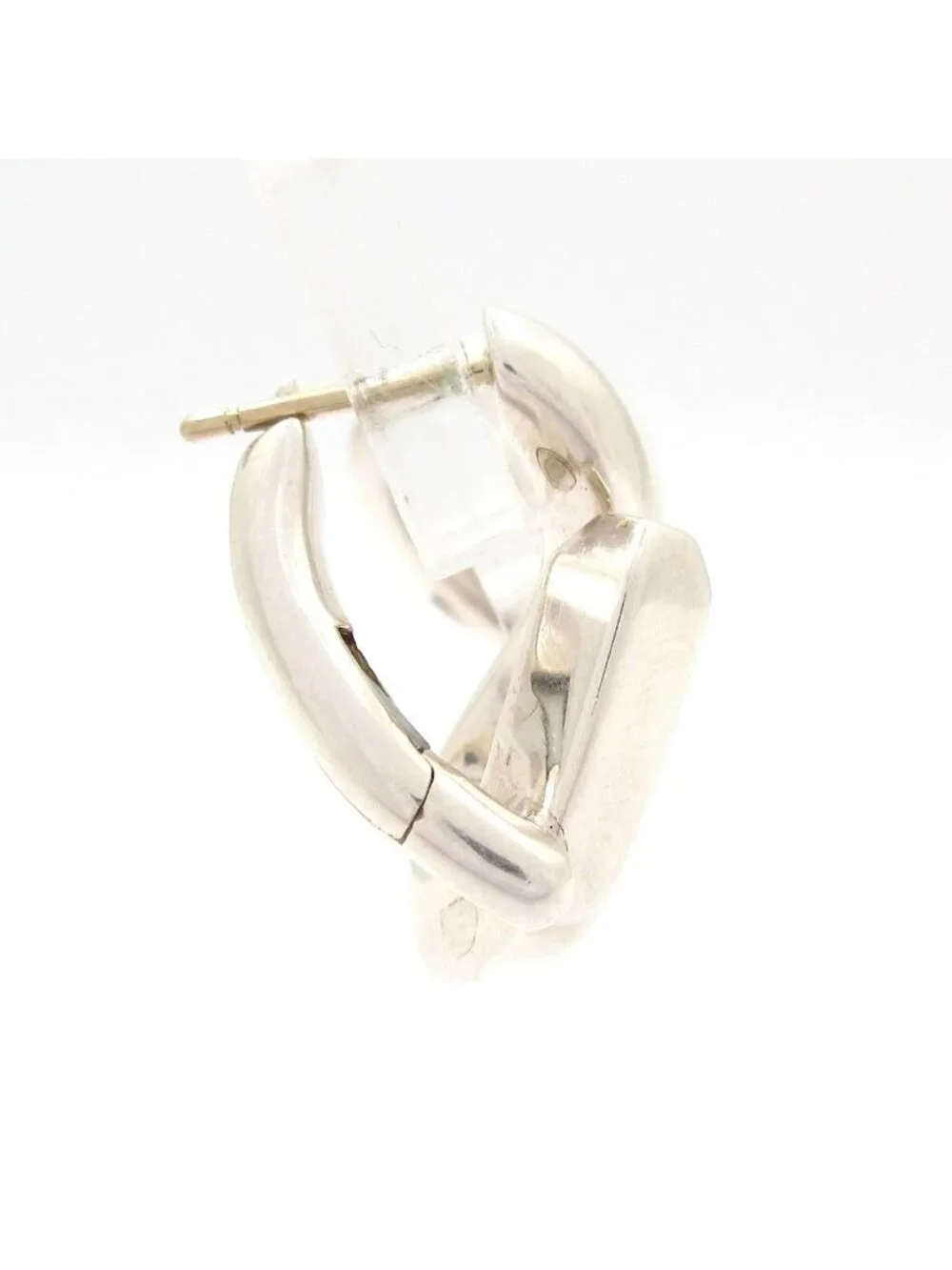 Tiffany & Co Single Earrings Forge Link Silver